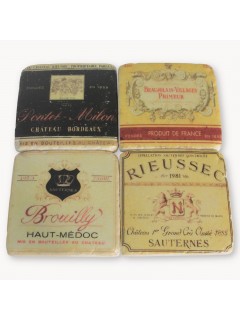 Elgin French Wine Coasters